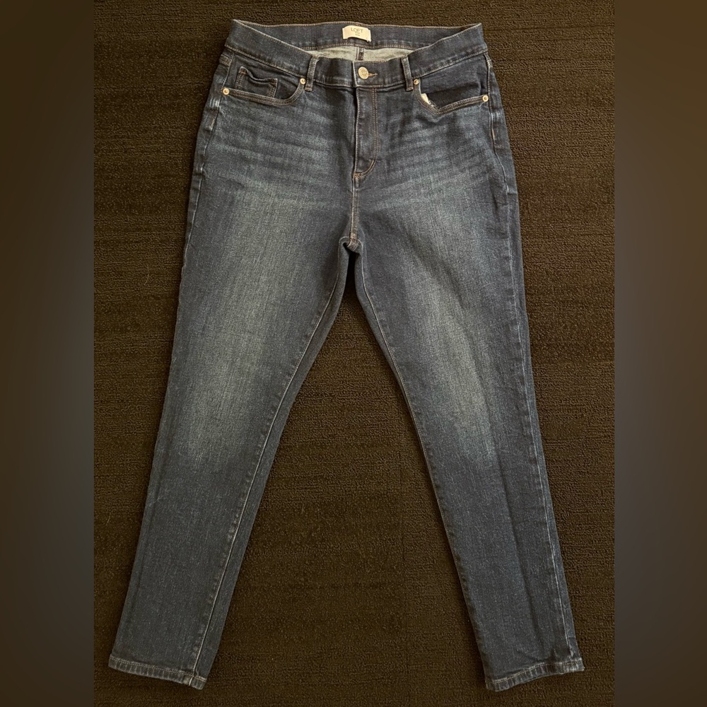 Dark Denim Skinny Jeans - Petite